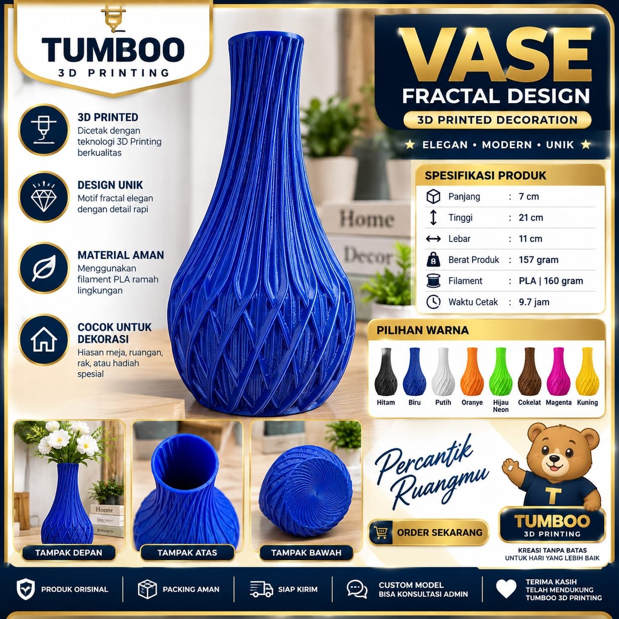Vase Fractal Design