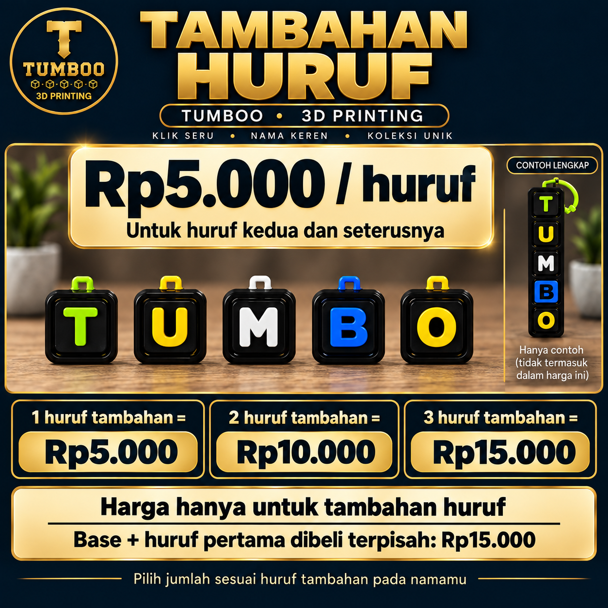 Tambahan Huruf