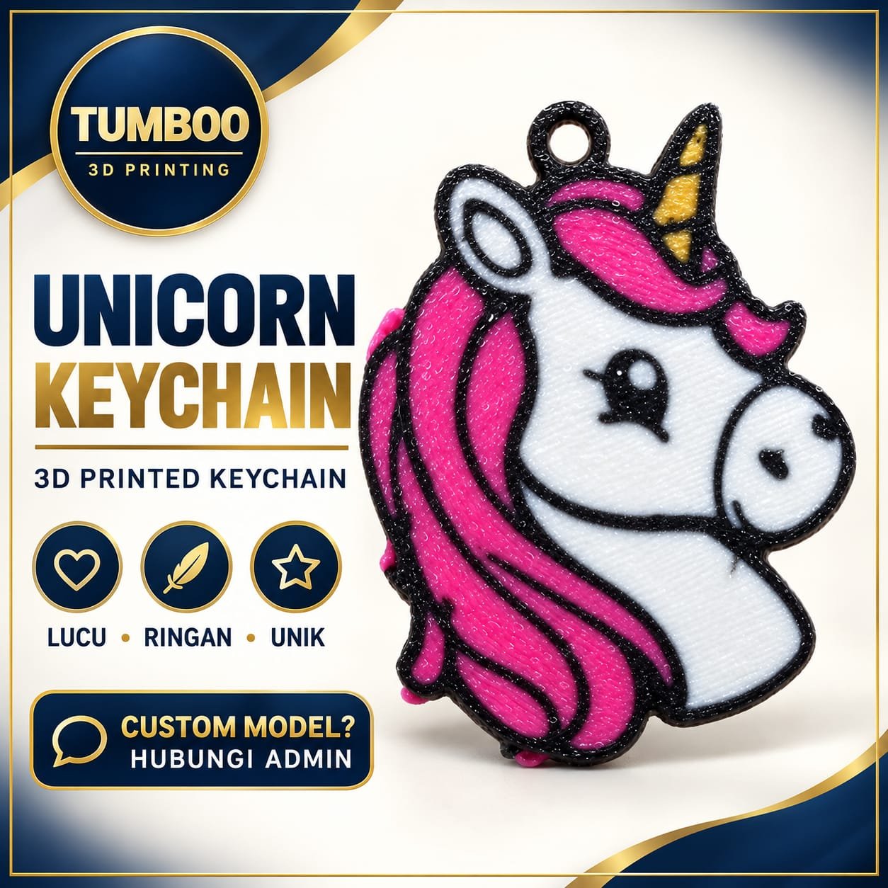 Keychain Unicorn